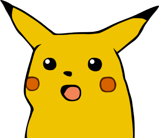 surprised pikachu